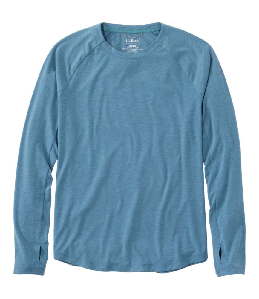 Home and Adventure Men s SunSmart Comfort Crew, Long Sleeve for Everyday Wear Layering Travel and Outdoor Activities