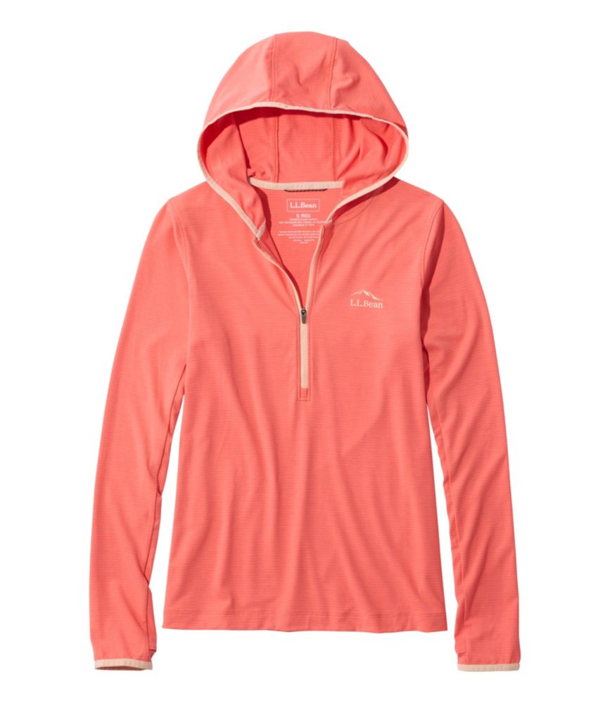 Outdoor Ready Women s SunSmart Coolpro Half Zip Hoodie for Everyday Wear Layering Travel and Outdoor Activities