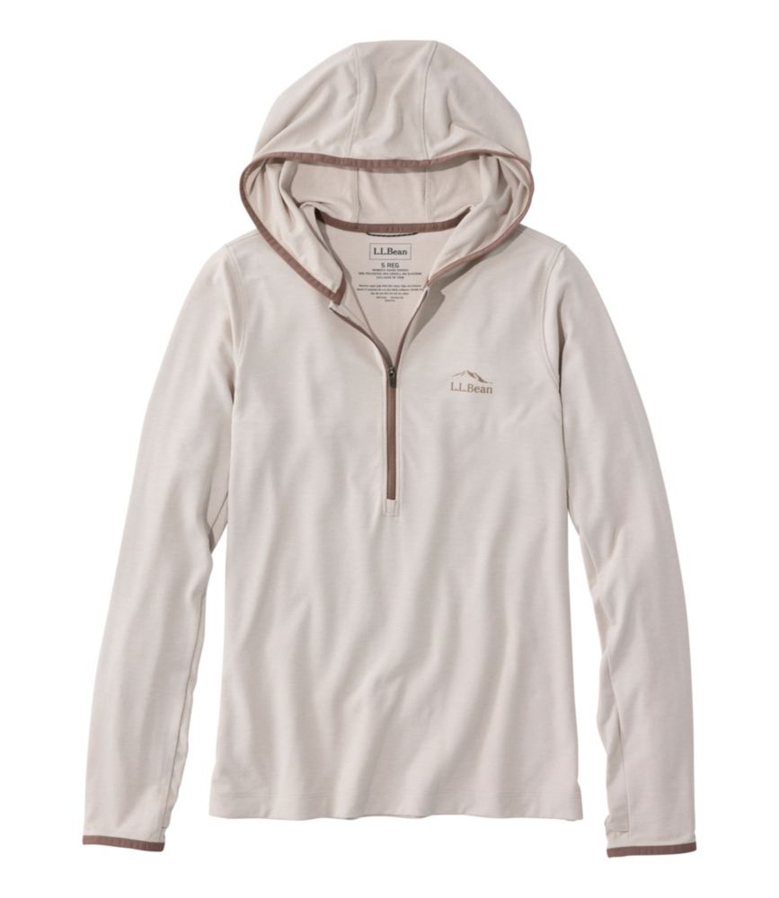 Outdoor Ready Women s SunSmart Coolpro Half Zip Hoodie for Everyday Wear Layering Travel and Outdoor Activities