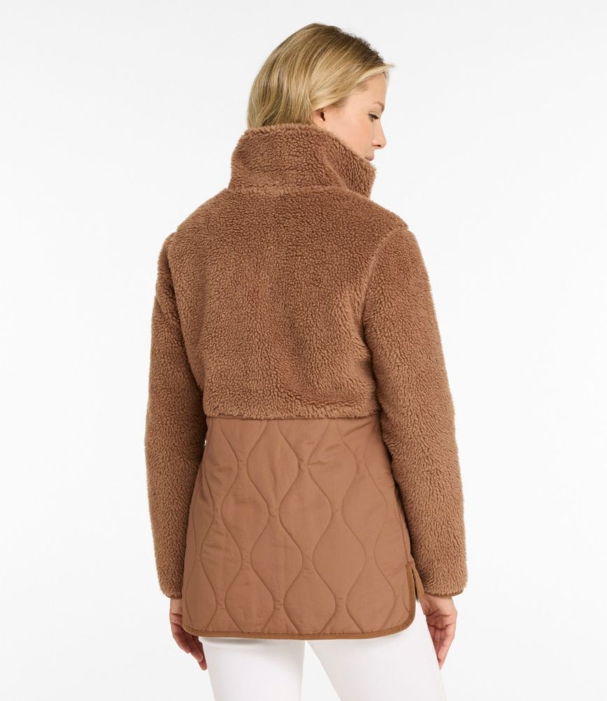 Women's Bean's Mixed Media Sherpa Fleece Jacket