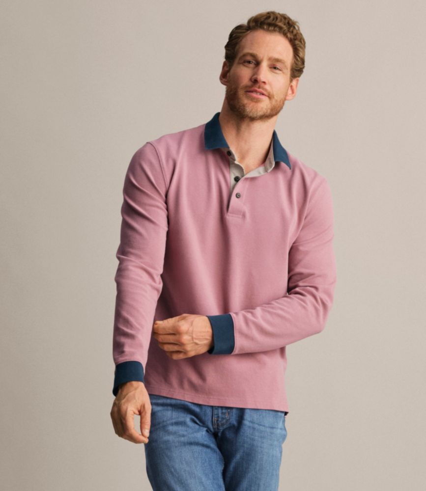 Men's Casco Bay Rugged Polo, Long-Sleeve