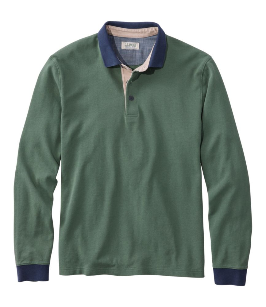 Outdoor Ready Men s Casco Bay Rugged Polo, Long-Sleeve for Everyday Wear Layering Travel and Outdoor Activities