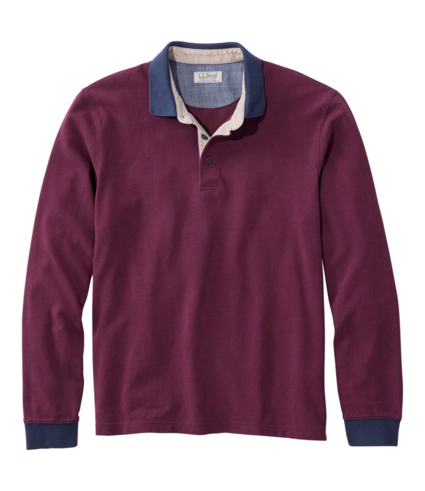 Outdoor Ready Men s Casco Bay Rugged Polo, Long-Sleeve for Everyday Wear Layering Travel and Outdoor Activities