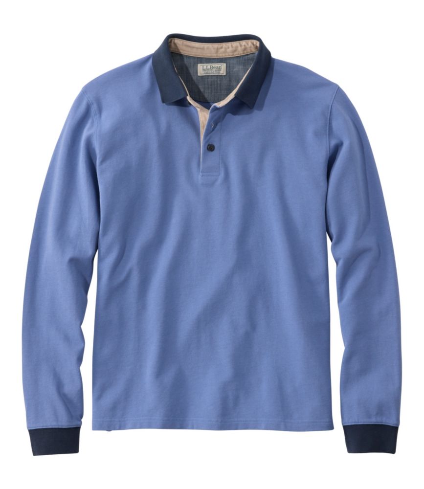 Outdoor Ready Men s Casco Bay Rugged Polo, Long-Sleeve for Everyday Wear Layering Travel and Outdoor Activities
