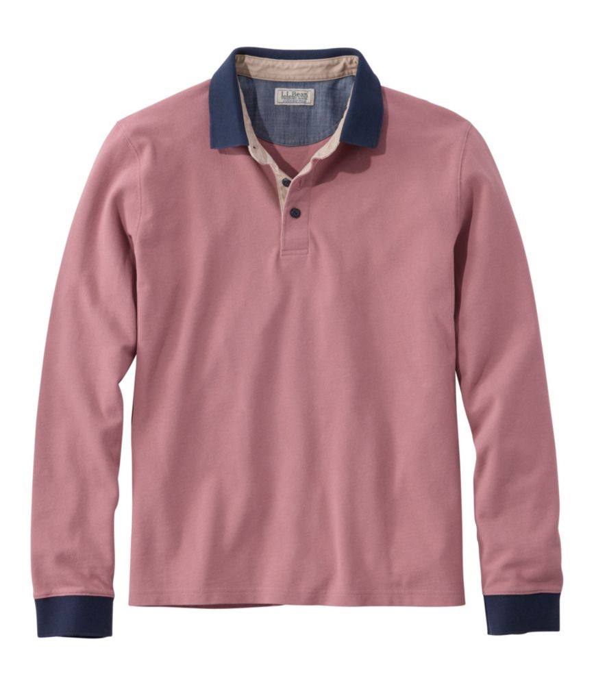 Outdoor Ready Men s Casco Bay Rugged Polo, Long-Sleeve for Everyday Wear Layering Travel and Outdoor Activities